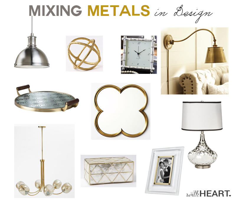 mixing metals in design