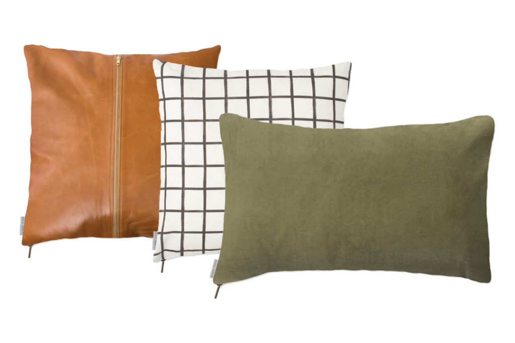 Camel Accent Pillow Pairing (Set of 3) - Stagg Design Shop