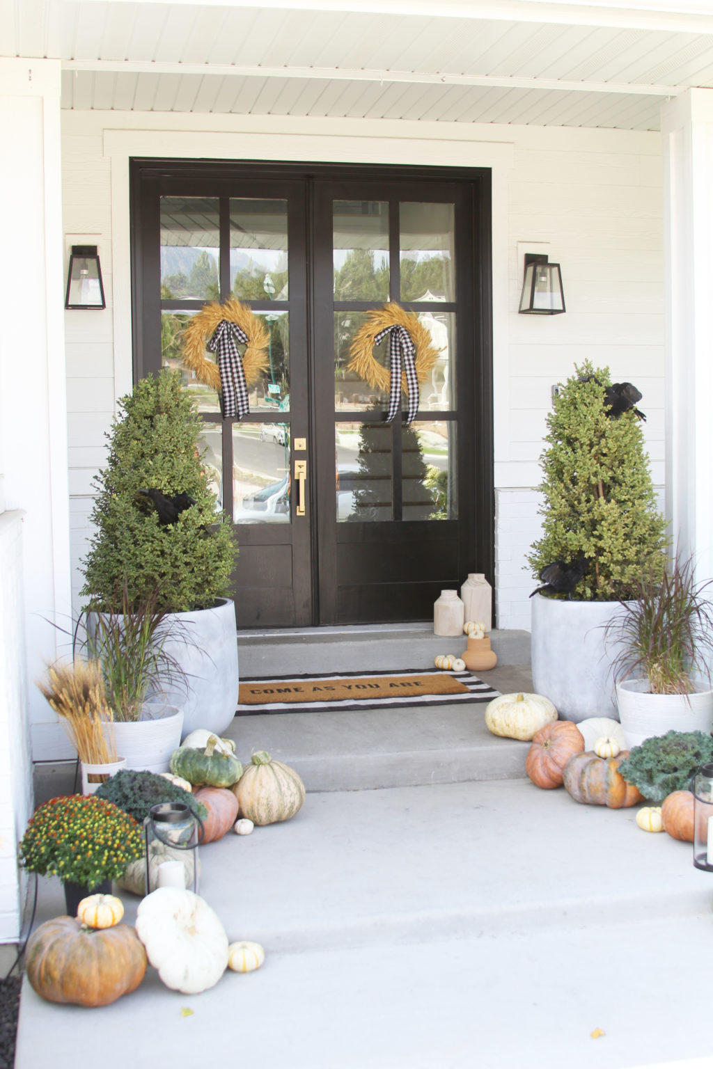 Fall Porch Styling Client: Jenna Rammell - Stagg Design