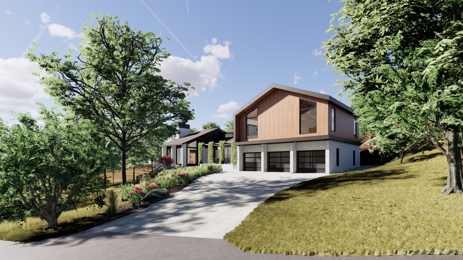 The Exterior Elevation Selection for Stagg Mountain Modern - Stagg Design